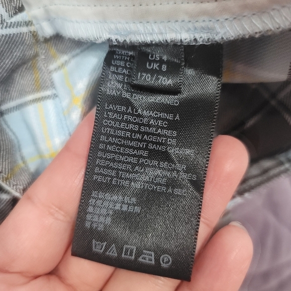 Urban Outfitters  Plaid Wide, Flare High Rise Pants size 4 - Picture 9 of 12